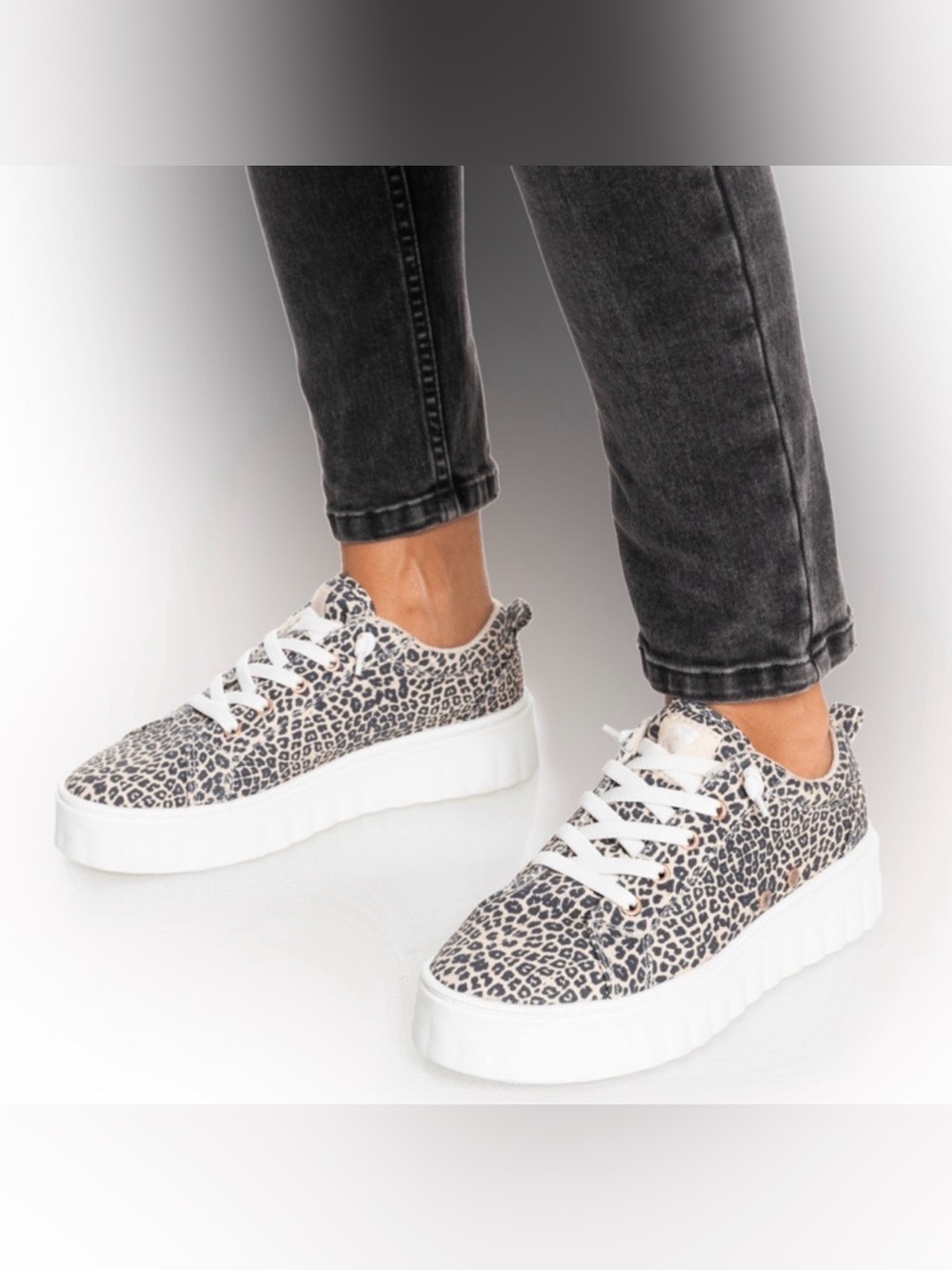 Roxy Sheilahh Cheetah Print Women's Sneakers